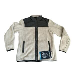 NEW Kuhl Konfluence Fleece Jacket Mens Large Oatmeal Full Zip NWT